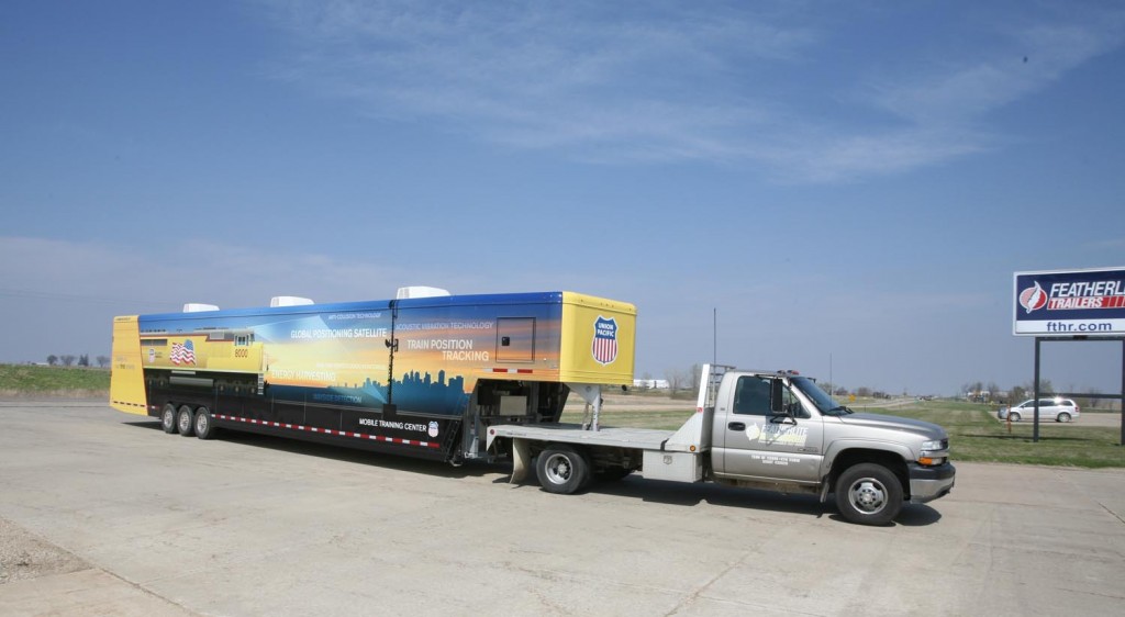 Union Pacific training trailer