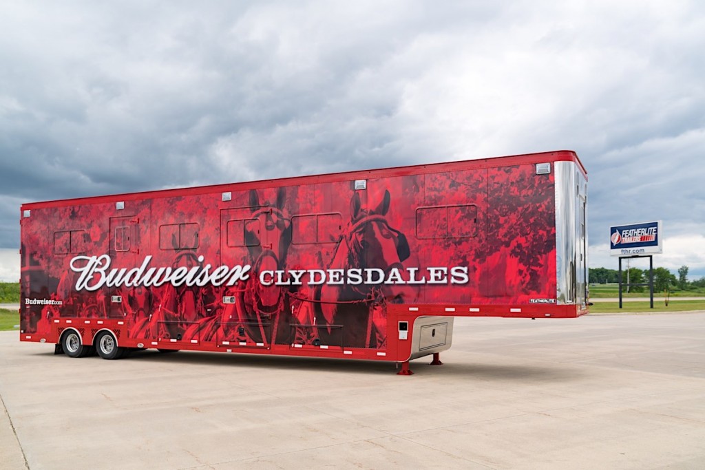 Budweiser Clydesdale trailer