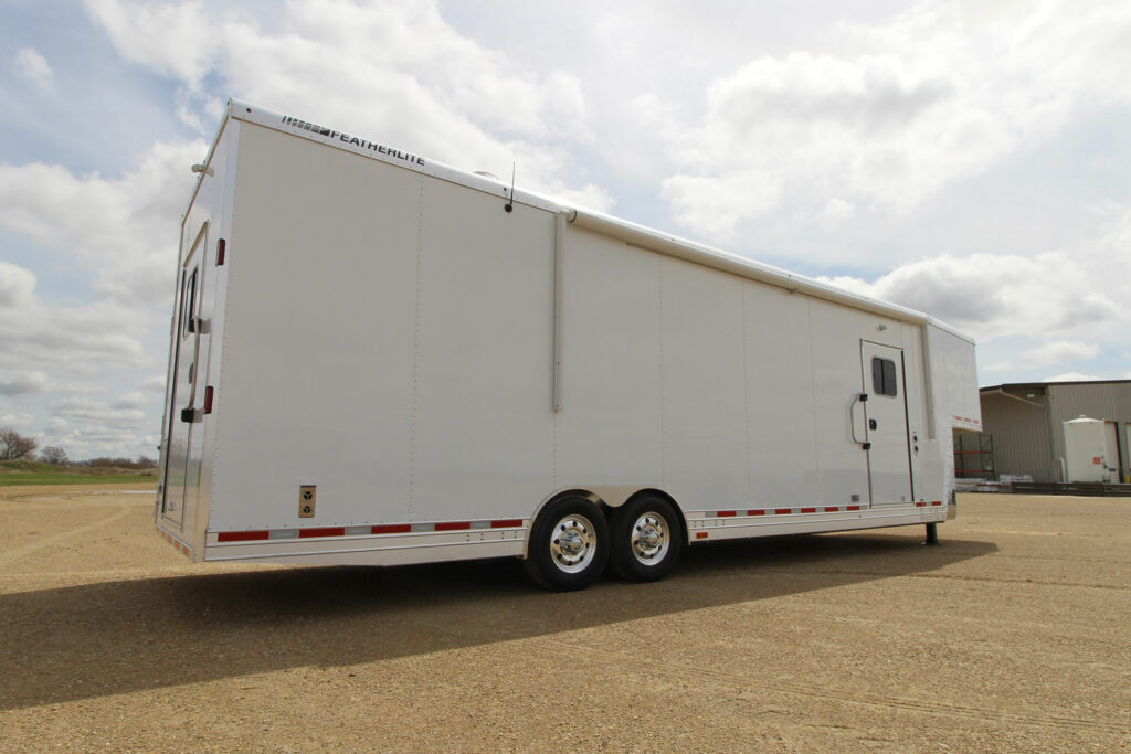 Exterior of mobile hearing test lab