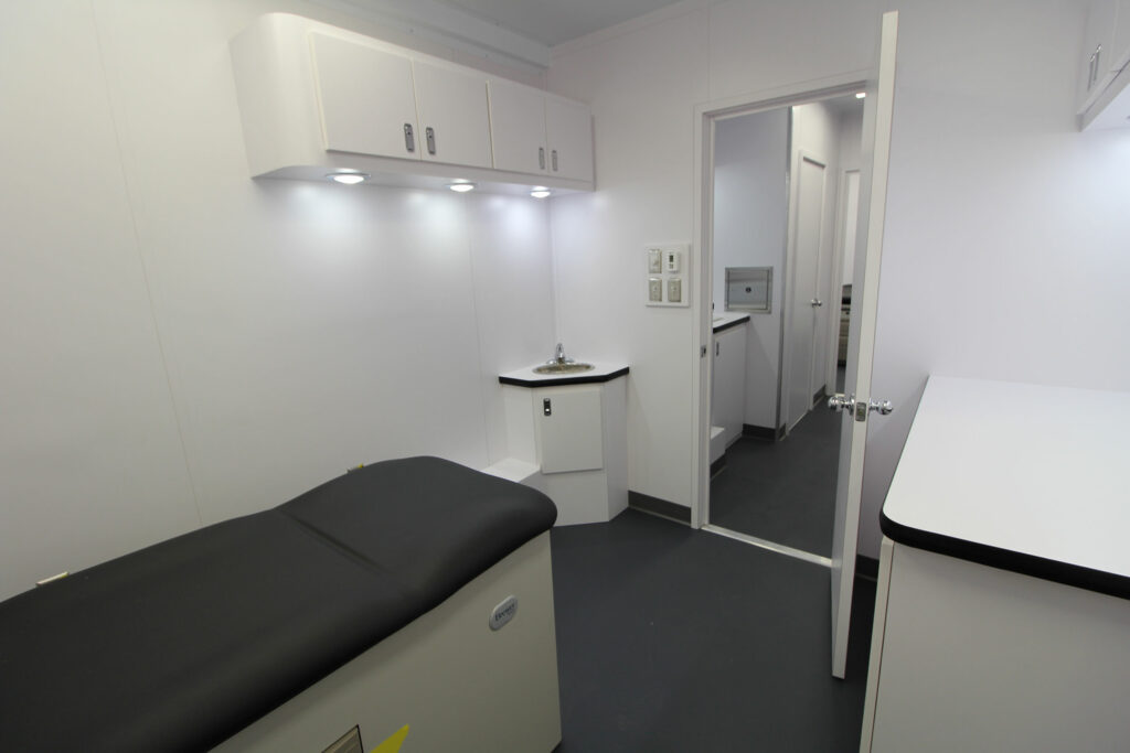 Mobile clinic interior