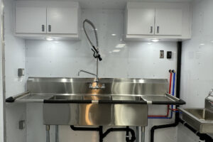 Kitchen trailer sink